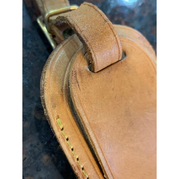 TORN PLASTIC Louis Vuitton LV Luggage Tag REGULAR SIZE listing #41 - Picture 9 of 12